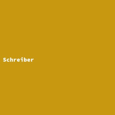 Manufacturer: Schreiber