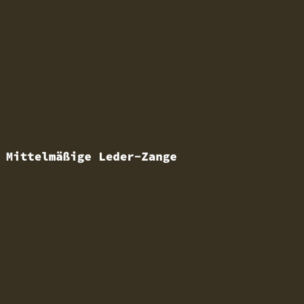 Mittelm&auml;&szlig;ige Leder-Zange