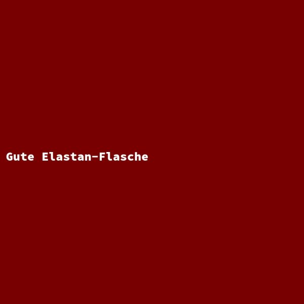 Good Elastane Bottle