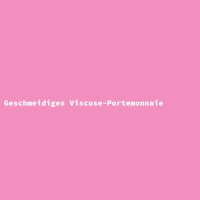 Geschmeidiges Viscose-Portemonnaie